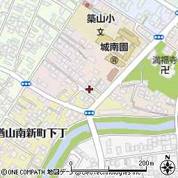 秋田県秋田市楢山南新町下丁54-22周辺の地図