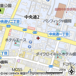 株式会社日立システムズ　盛岡営業所周辺の地図