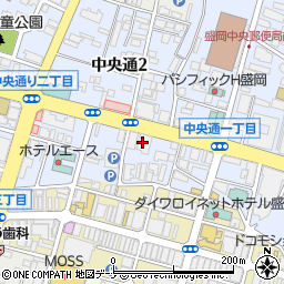株式会社日立製作所　岩手支店周辺の地図