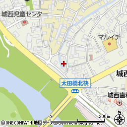 岩手県盛岡市城西町10-28周辺の地図