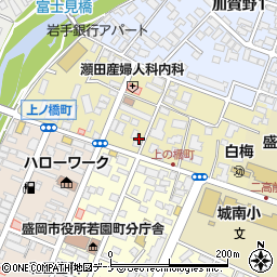 上ノ橋アパート周辺の地図