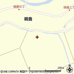 秋田県秋田市河辺岩見鵜養前田面周辺の地図
