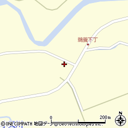 秋田県秋田市河辺岩見上野周辺の地図