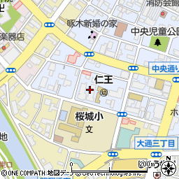 プロスペール桜城管理室周辺の地図