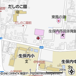 仙北市立田沢湖図書館周辺の地図