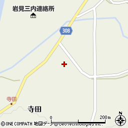 秋田県秋田市河辺三内本木46周辺の地図