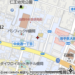株式会社北日本銀行　お客様サービス室周辺の地図