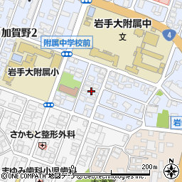 岩手県盛岡市加賀野3丁目2周辺の地図