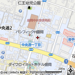 株式会社東日本朝日広告社　盛岡支店周辺の地図