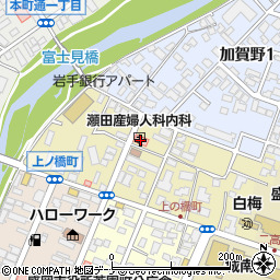瀬田産婦人科内科周辺の地図