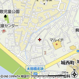 岩手県盛岡市城西町12-24周辺の地図