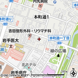 北日本銀行本町支店周辺の地図