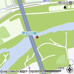 雫石川橋周辺の地図