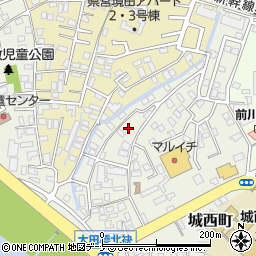 岩手県盛岡市城西町12-28周辺の地図