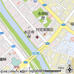 岩手県盛岡市材木町2-21周辺の地図