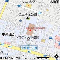 ゆうちょ銀行盛岡店 ＡＴＭ周辺の地図