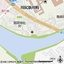 秋田県秋田市川尻新川町9周辺の地図