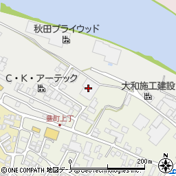 北秋容器株式会社　秋田営業所周辺の地図