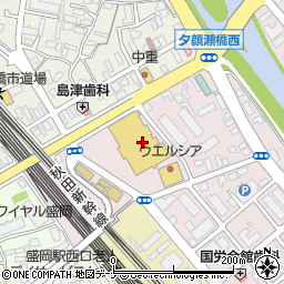 北日本銀行マックスバリュ盛岡駅前北通店 ＡＴＭ周辺の地図