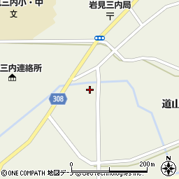 秋田県秋田市河辺三内本木1周辺の地図