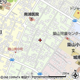 秋田県秋田市楢山本町周辺の地図