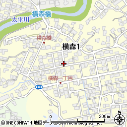 〒010-0044 秋田県秋田市横森の地図
