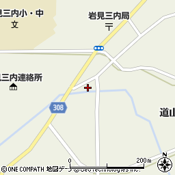 秋田県秋田市河辺三内外川原93周辺の地図