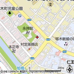 岩手県盛岡市材木町4-43周辺の地図