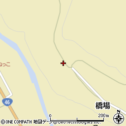 岩手県雫石町（岩手郡）橋場（上野沢）周辺の地図