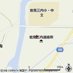 秋田市河辺老人デイサービスセンター周辺の地図
