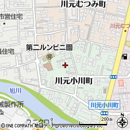 秋田県秋田市川元小川町周辺の地図