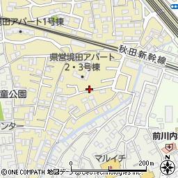 境田町第三幼児公園周辺の地図