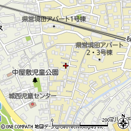 〒020-0041 岩手県盛岡市境田町の地図