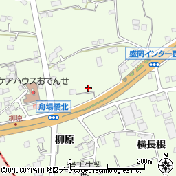 秋田街道周辺の地図