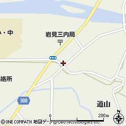 秋田県秋田市河辺三内外川原126周辺の地図