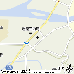 秋田県秋田市河辺三内外川原124周辺の地図