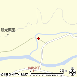 秋田県秋田市河辺岩見松沢89周辺の地図