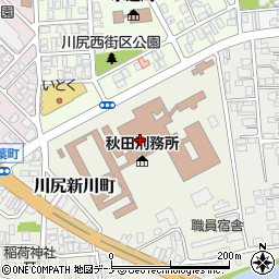秋田県秋田市川尻新川町1周辺の地図