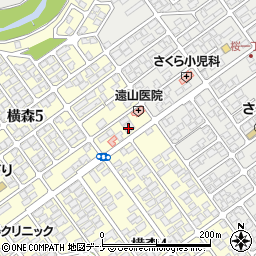 ヴァンベール秋田店周辺の地図