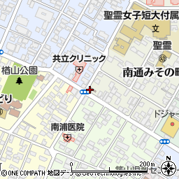 秋田楢山郵便局 ＡＴＭ周辺の地図