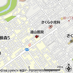 遠山医院周辺の地図