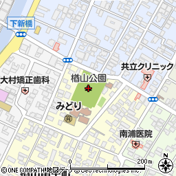 楢山公園周辺の地図