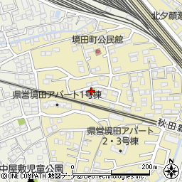 境田町中島幼児公園周辺の地図