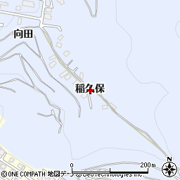 岩手県盛岡市浅岸稲久保周辺の地図