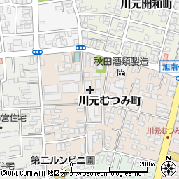 秋田酒類製造周辺の地図