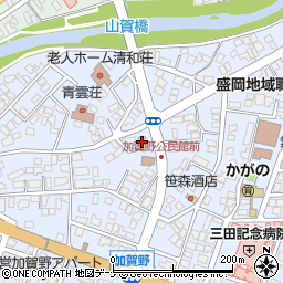 セブンイレブン盛岡加賀野４丁目店周辺の地図