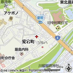 岩手県盛岡市愛宕町10-25周辺の地図