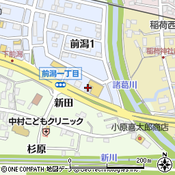 中川石油株式会社　セルフイオン前ＳＳ周辺の地図