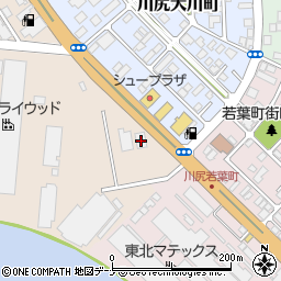 秋田県秋田市川尻町大川反109-1周辺の地図