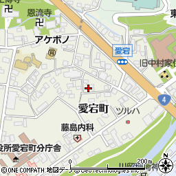 岩手県盛岡市愛宕町9-22周辺の地図